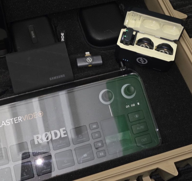 RODECASTER VIDEO AND BLUETOOTH MICS